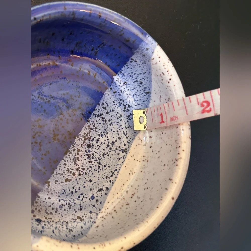Small Pet Food Bowl Handmade Glazed Ceramic Small Dog Cat Feeding Dish Cute